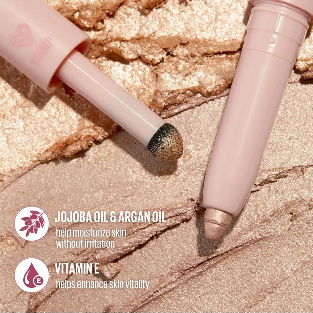 ✨Kaja Ice Illusion Wink Dazzle Eyeshadow & Glitter Multi Stick- double ended - Picture 5 of 8